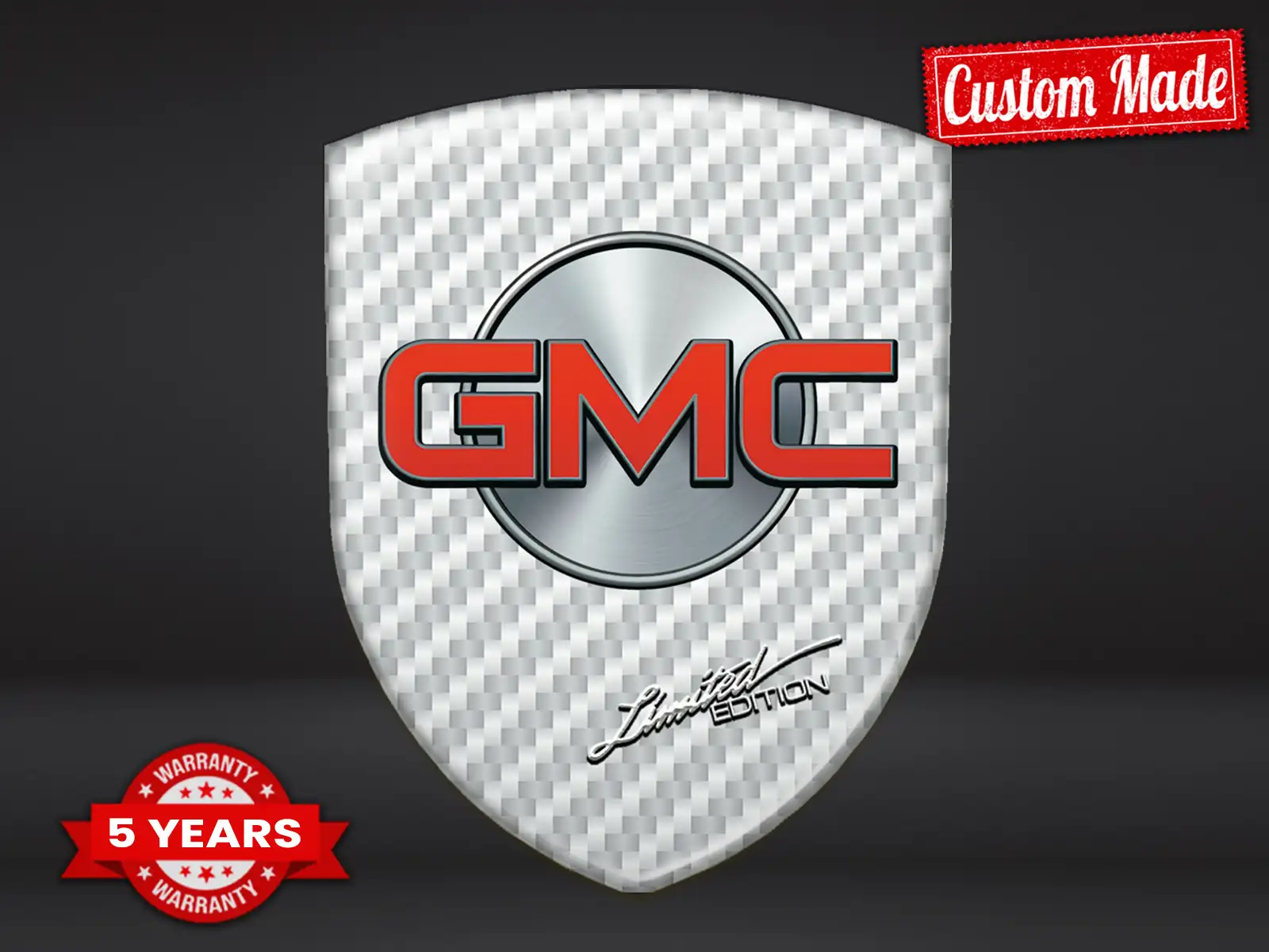 GMC Stickers Logo Imprimés Course Qualité Personnalisable